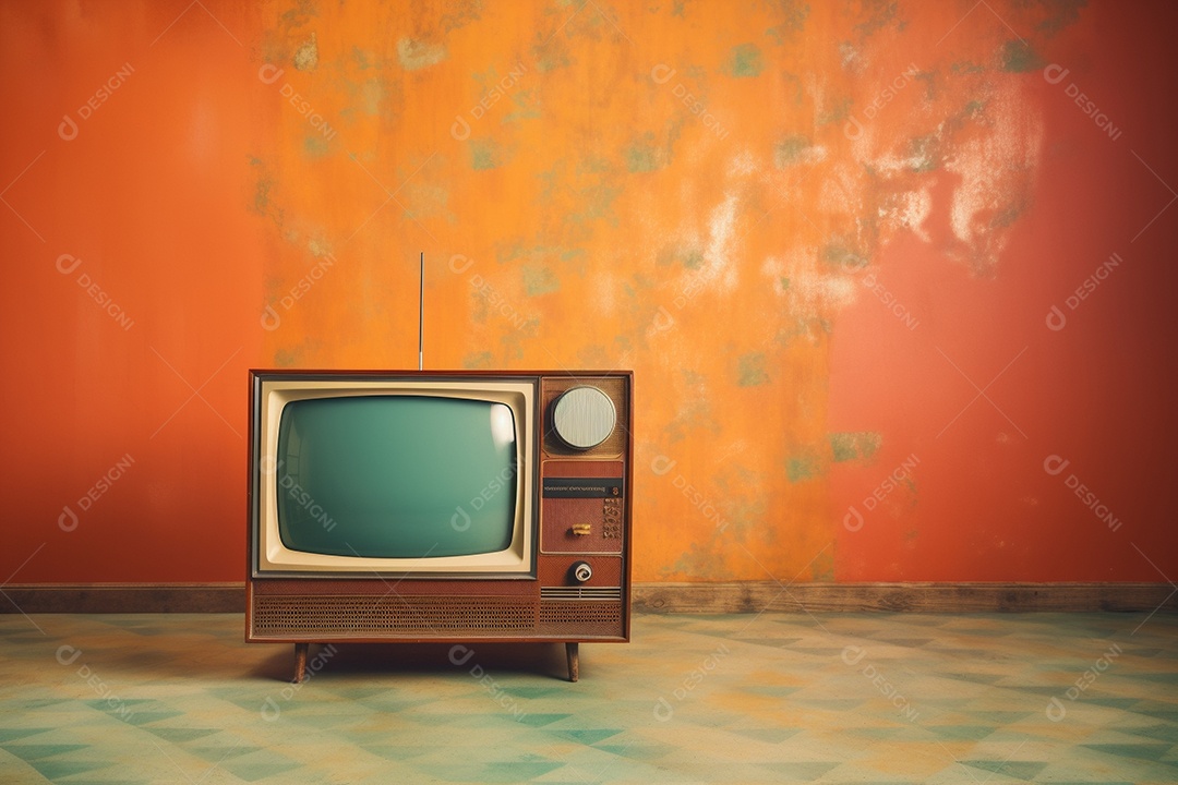 Televisão sobre uma sala