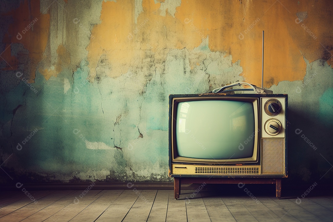 Televisão sobre uma sala