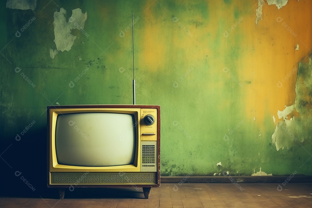 Televisão sobre uma sala