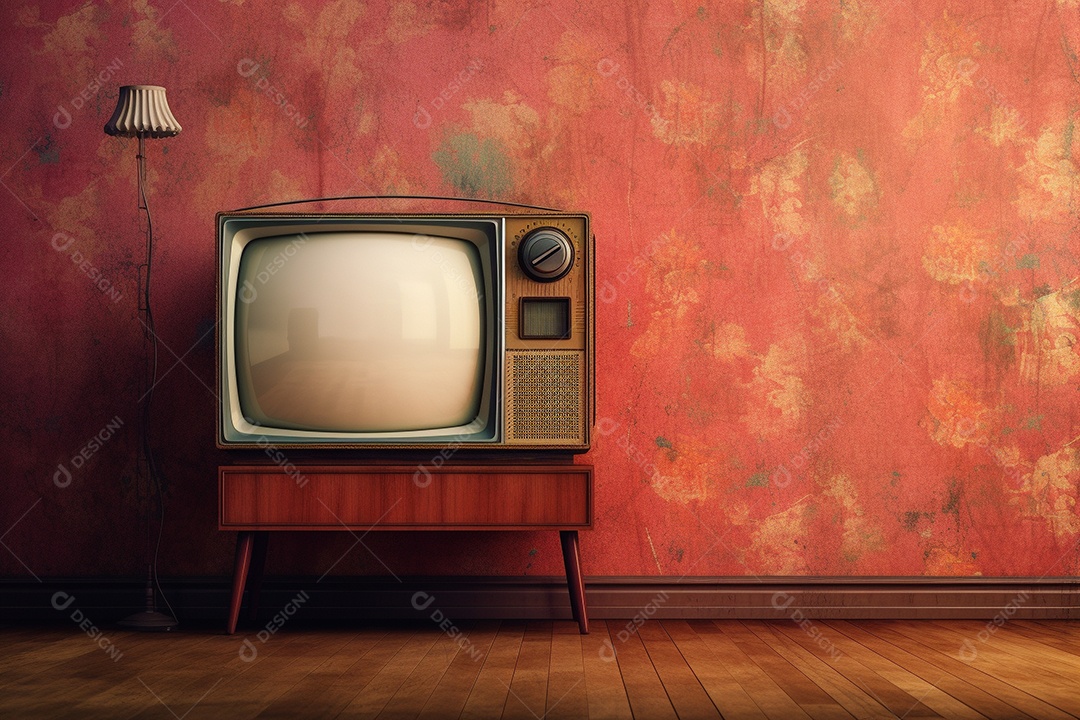 Televisão sobre uma sala