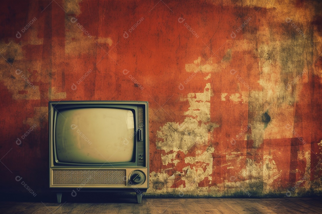 Televisão sobre uma sala