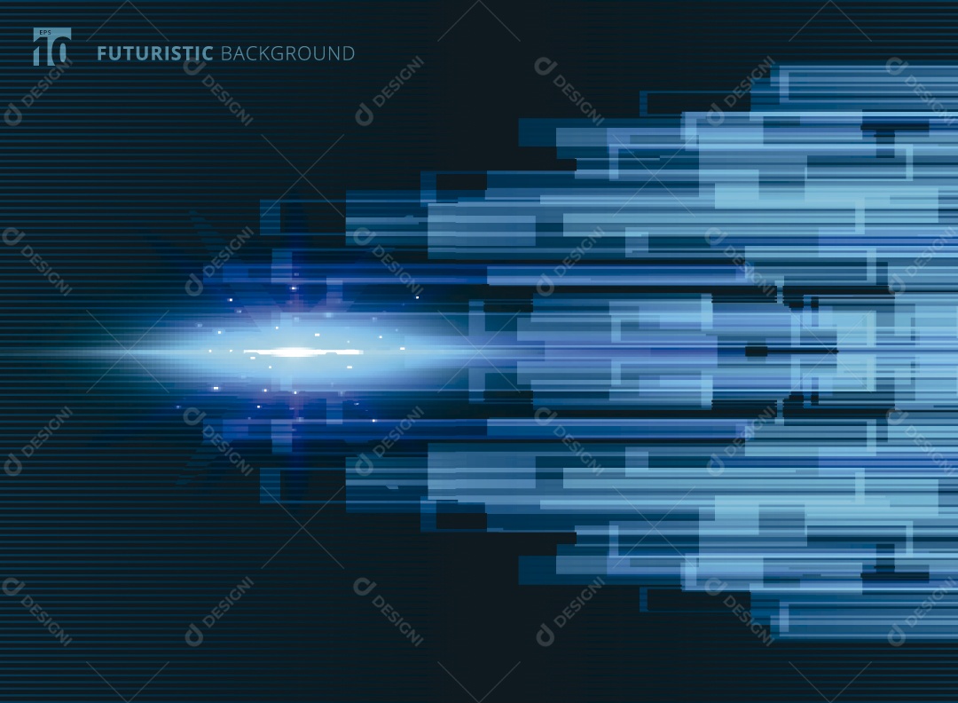 Background Abstrato Tecnológico Ilustração Vetor EPS