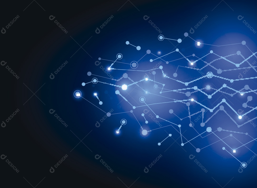 Background Abstrato Tecnológico Ilustração Vetor EPS