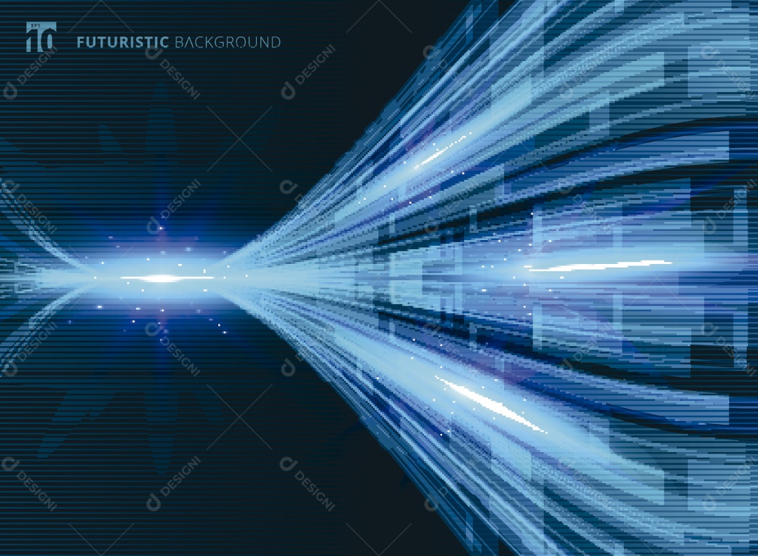 Background Abstrato Tecnológico Ilustração Vetor EPS