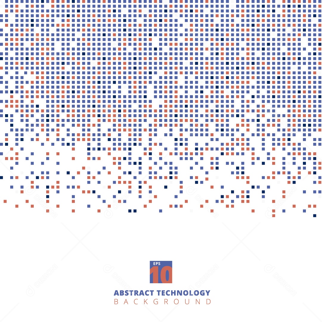 Background Abstrato Tecnológico Ilustração Vetor EPS