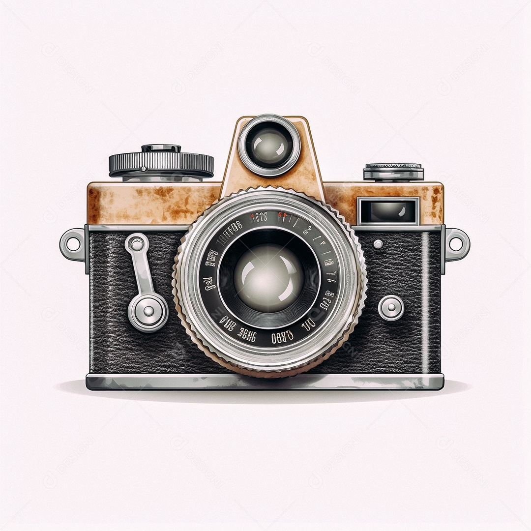 Câmera fotográfica vintage rolleiflex