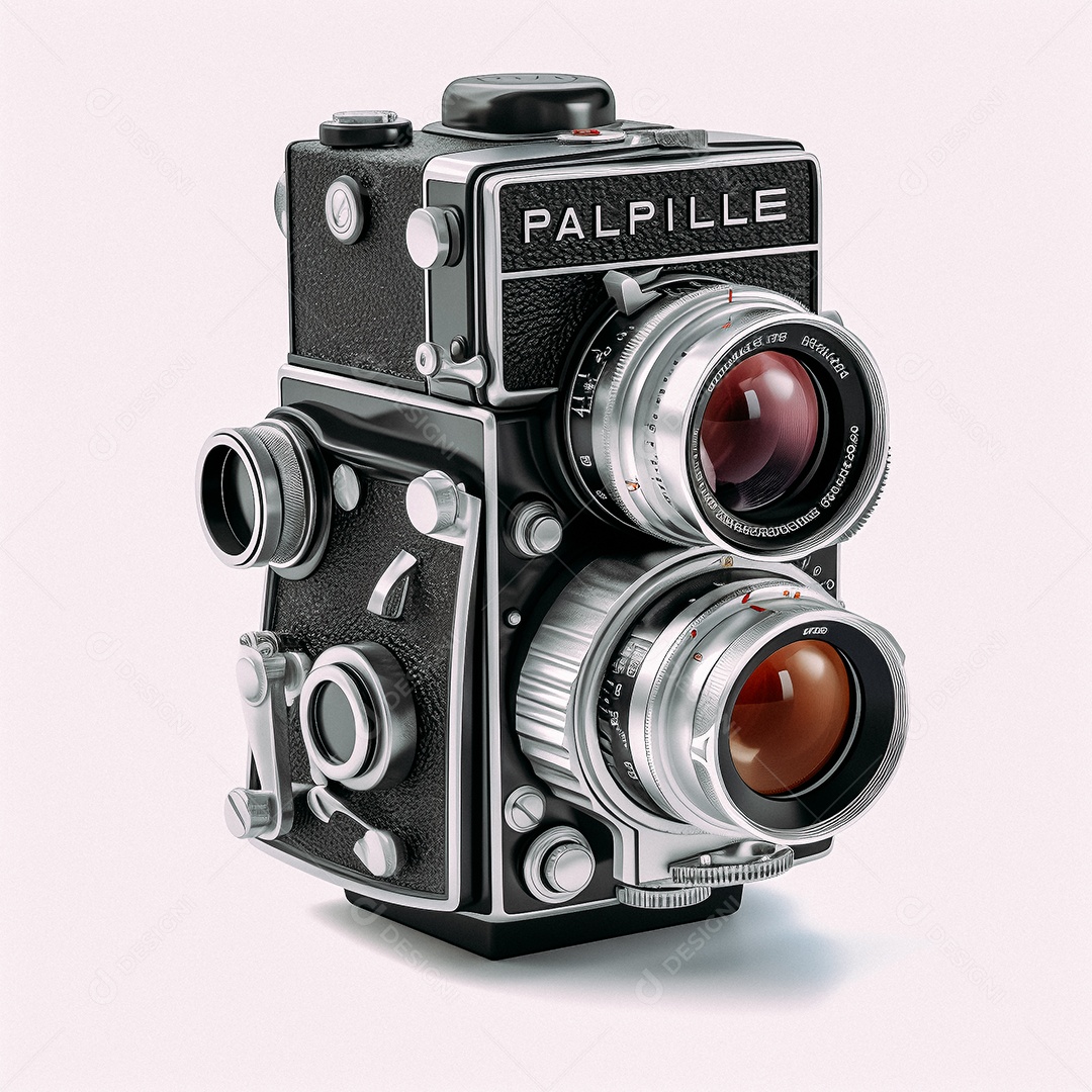 Câmera fotográfica vintage rolleiflex