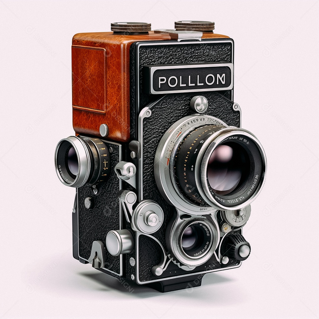 Câmera fotográfica vintage rolleiflex