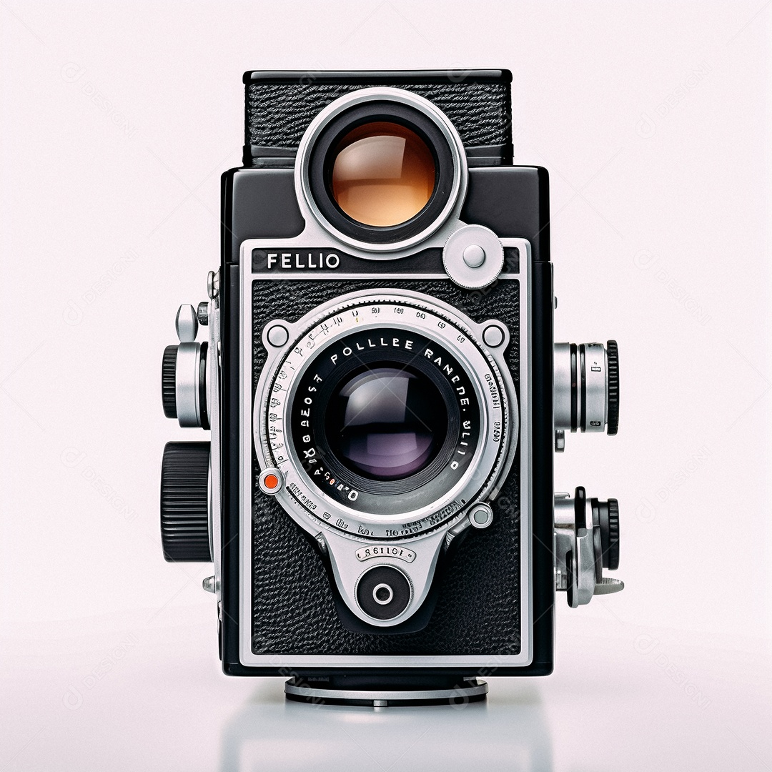 Câmera fotográfica vintage rolleiflex
