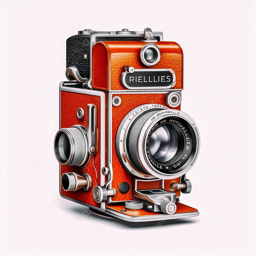 Câmera fotográfica vintage rolleiflex