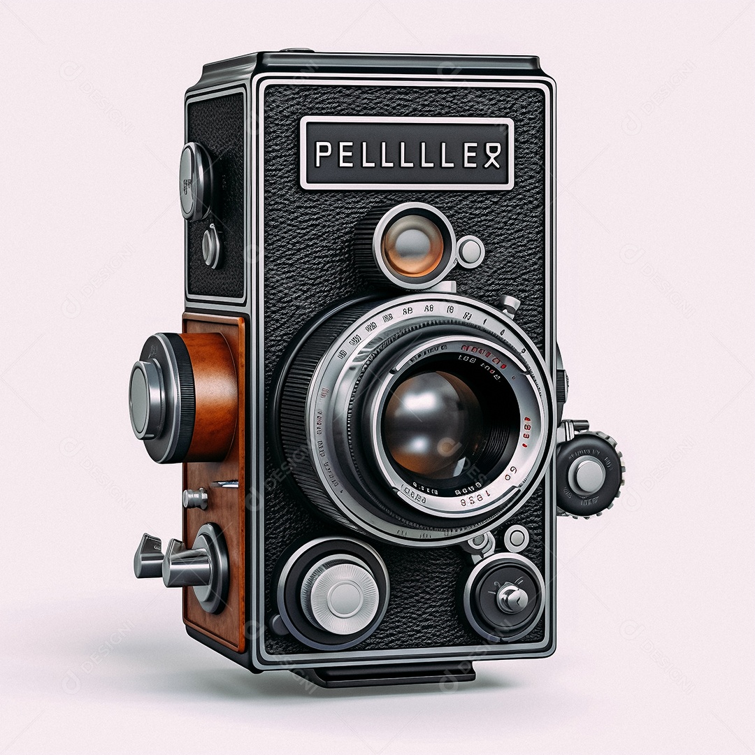 Câmera fotográfica vintage rolleiflex