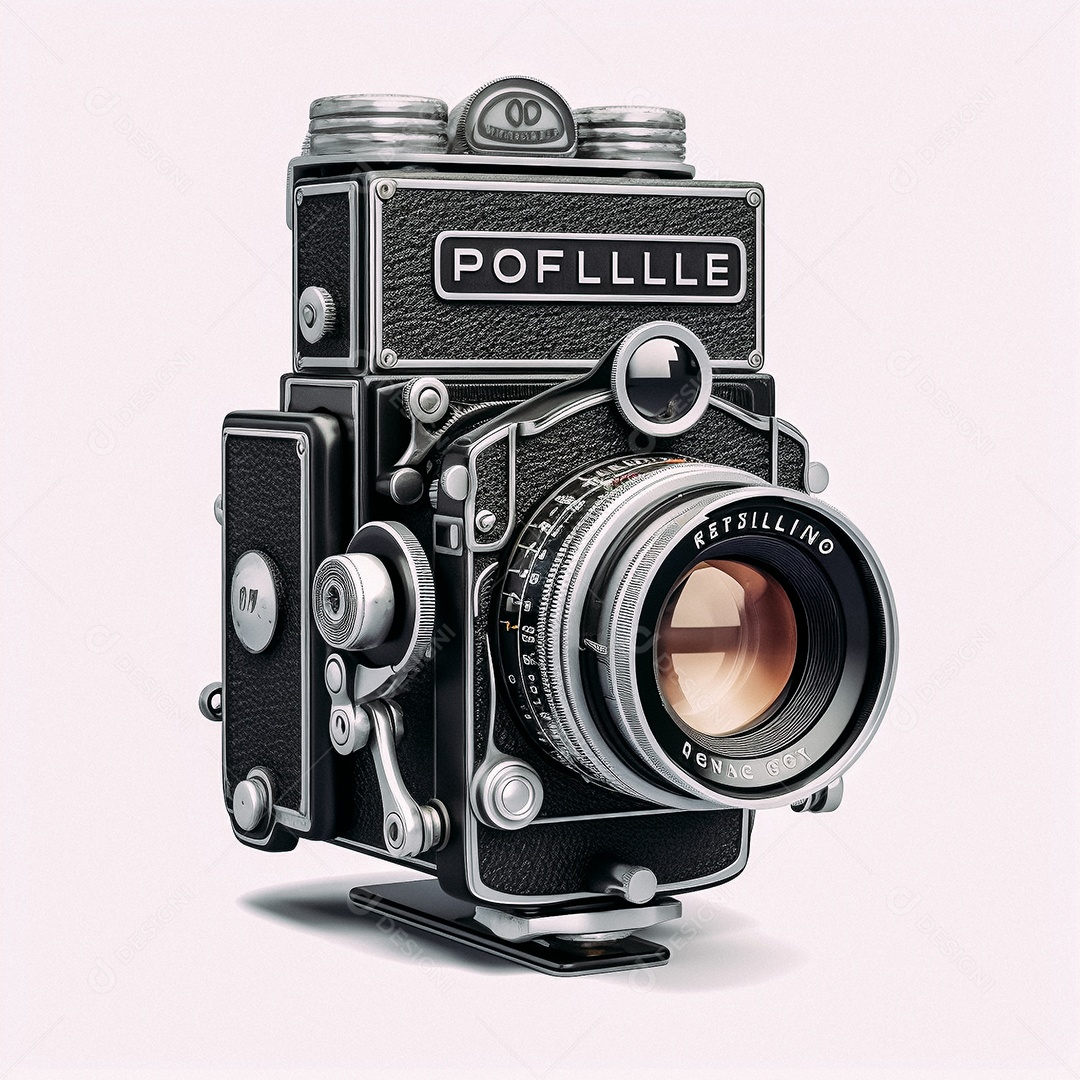 Câmera fotográfica vintage rolleiflex