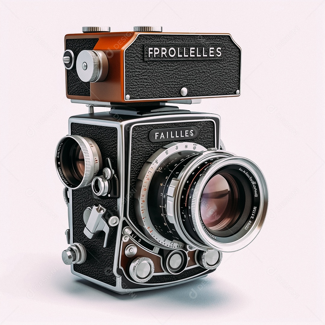 Câmera fotográfica vintage rolleiflex