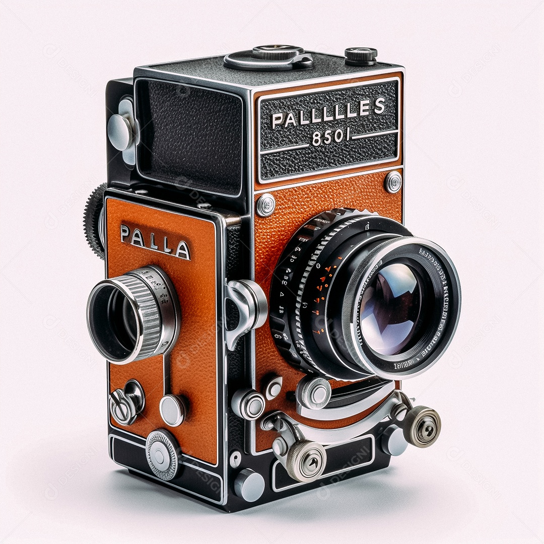 Câmera fotográfica vintage rolleiflex