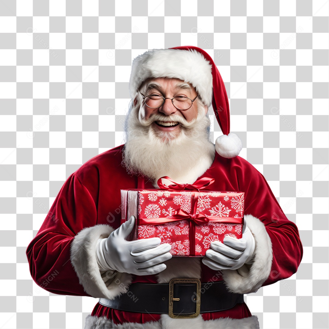 Homem de Papai Noel Para o Natal PNG Transparente