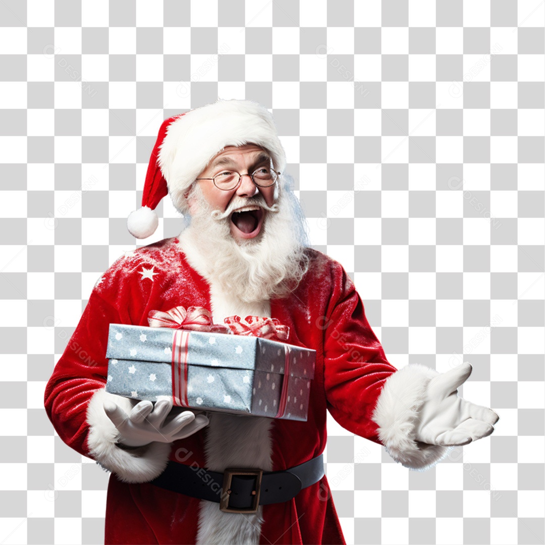 Homem de Papai Noel Para o Natal PNG Transparente