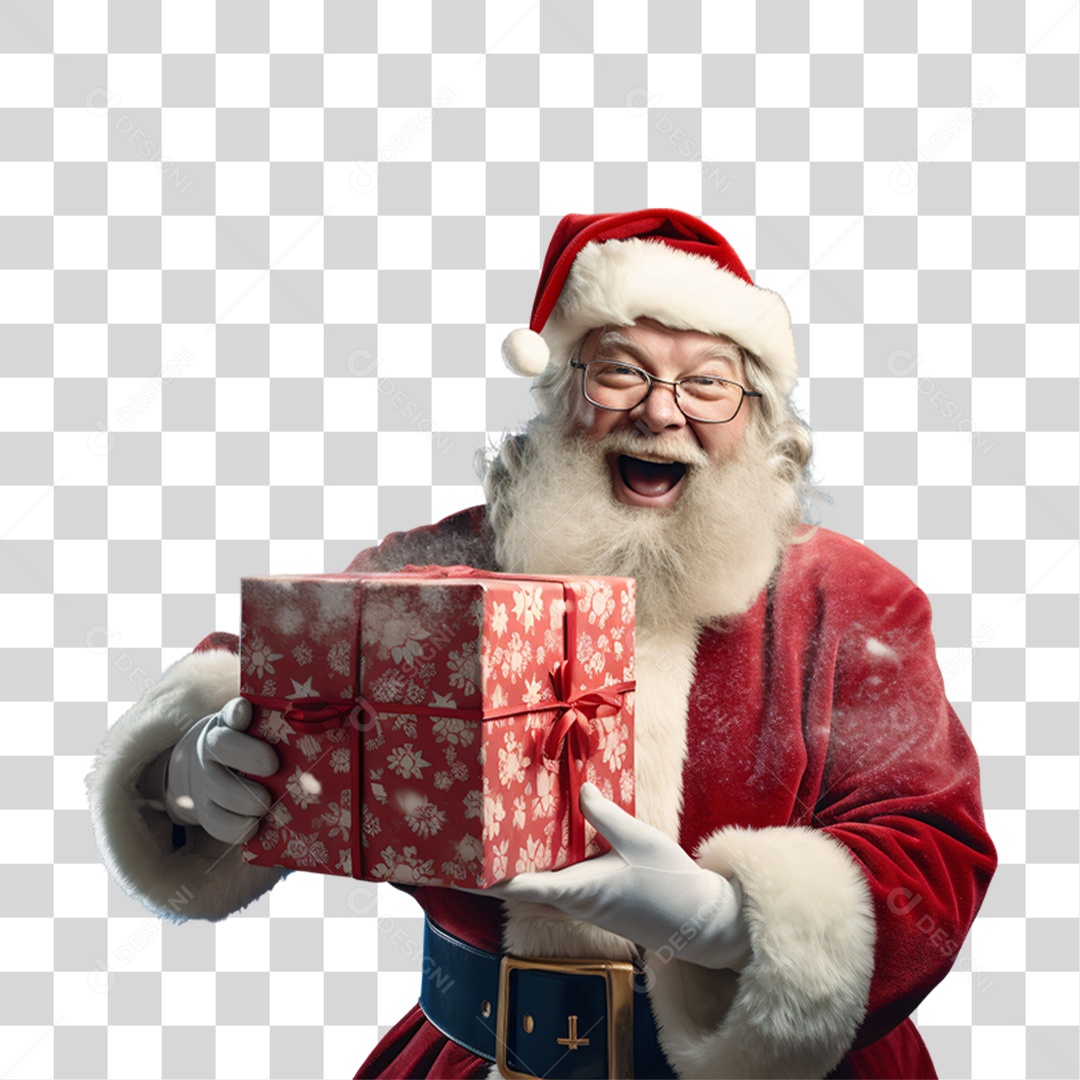 Homem de Papai Noel Para o Natal PNG Transparente