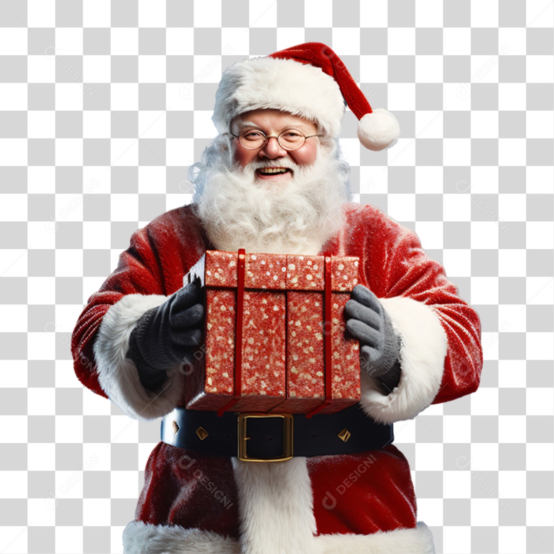 Homem de Papai Noel Para o Natal PNG Transparente