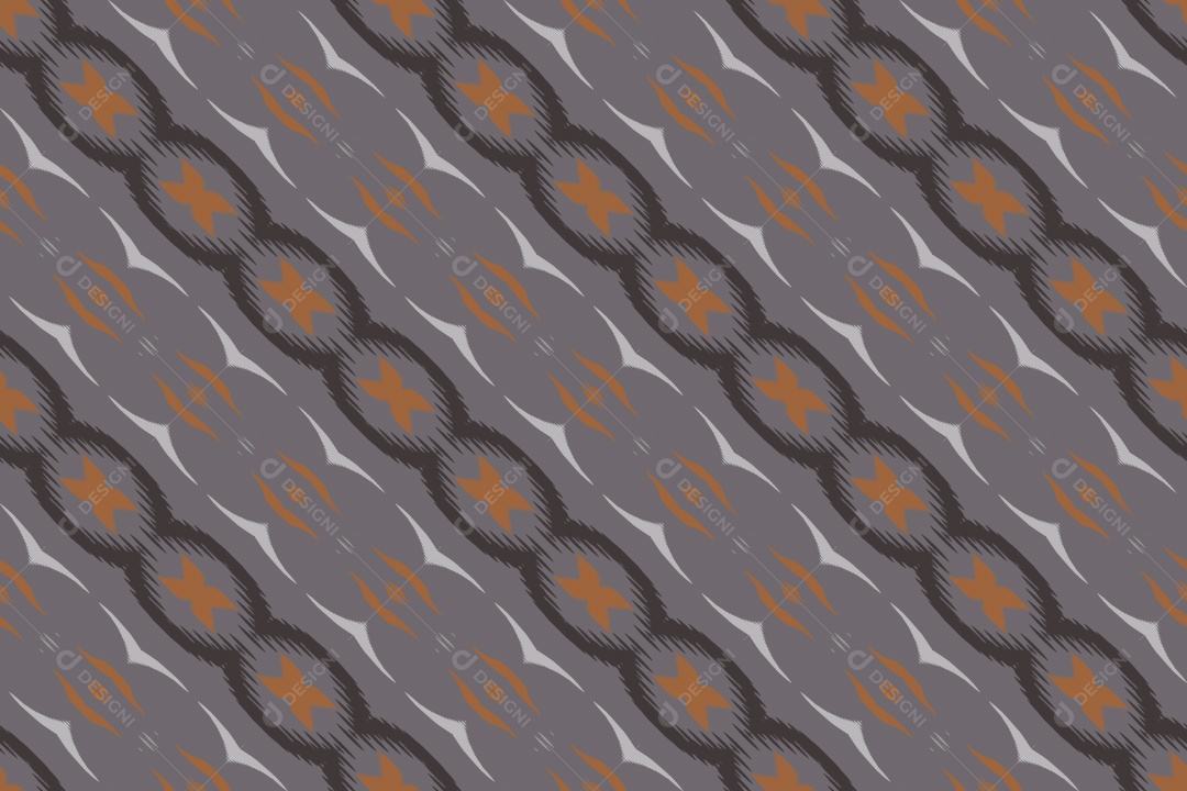 Padrão Tribal Tradicional Colorido Ilustração Vetor EPS