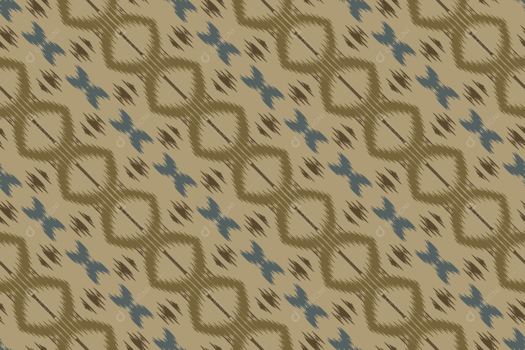 Padrão Tribal Tradicional Colorido Ilustração Vetor EPS