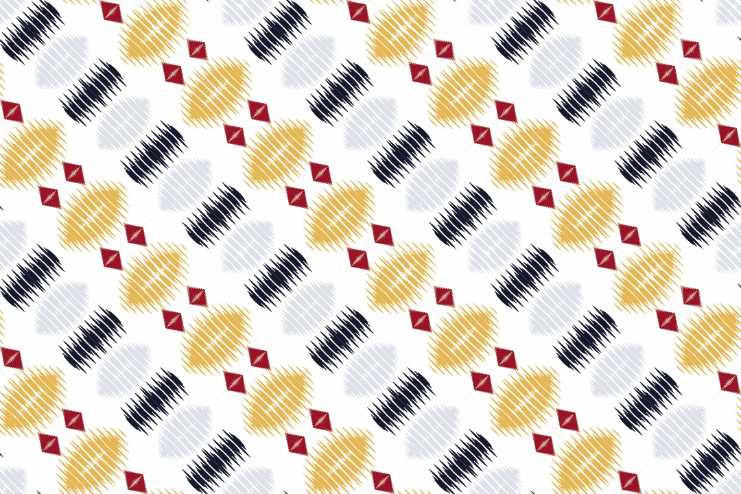 Padrão Tribal Tradicional Colorido Ilustração Vetor EPS