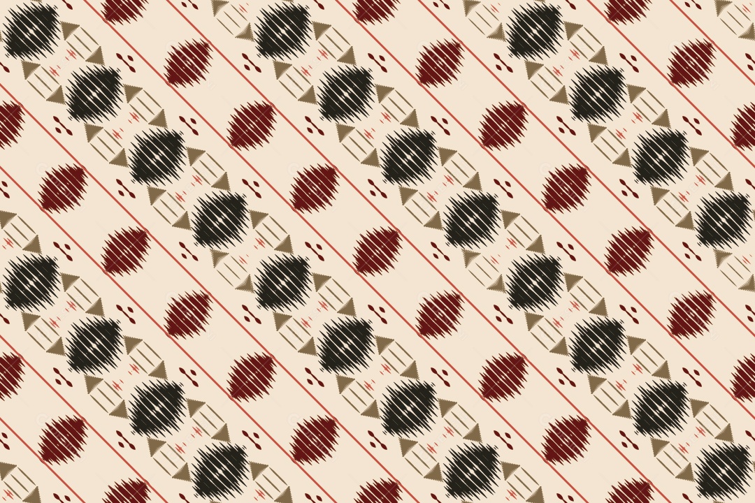 Padrão Tribal Tradicional Colorido Ilustração Vetor EPS