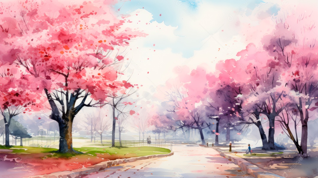 Lindas flores sobre um lindo jardim.