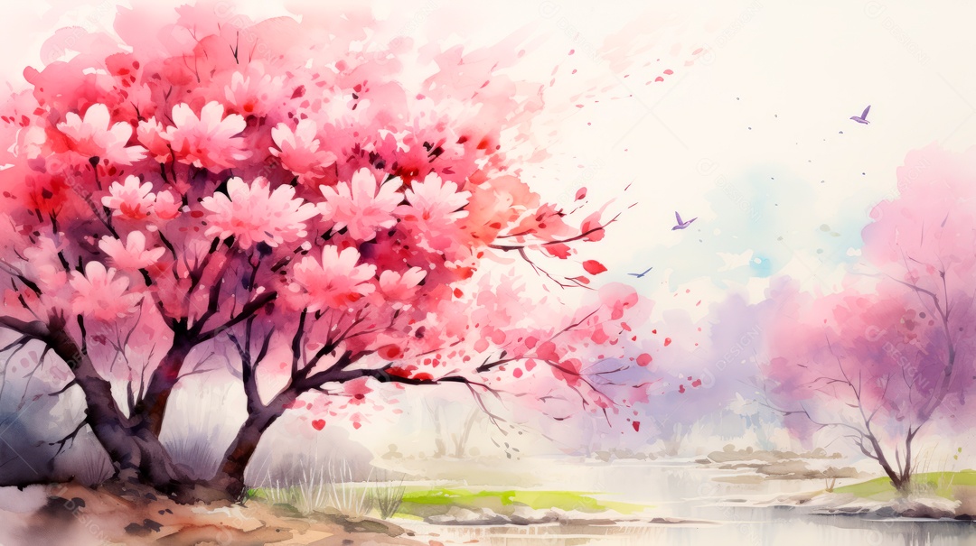 Lindas flores sobre um lindo jardim.