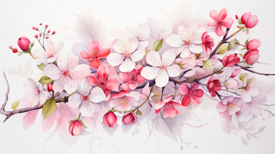 Lindas flores sobre um lindo jardim.