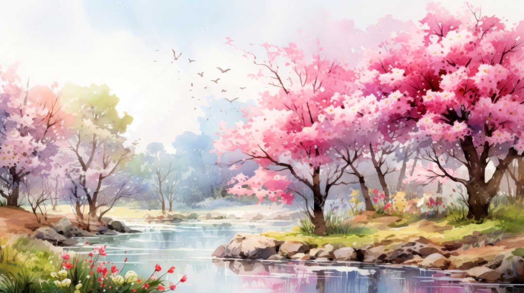 Lindas flores sobre um lindo jardim.