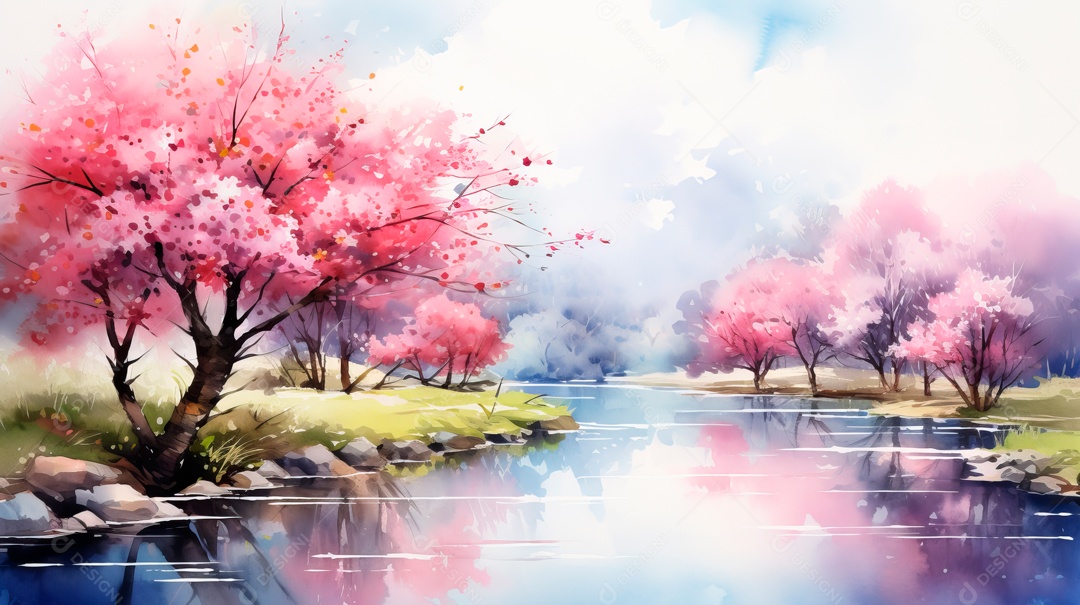 Lindas flores sobre um lindo jardim.