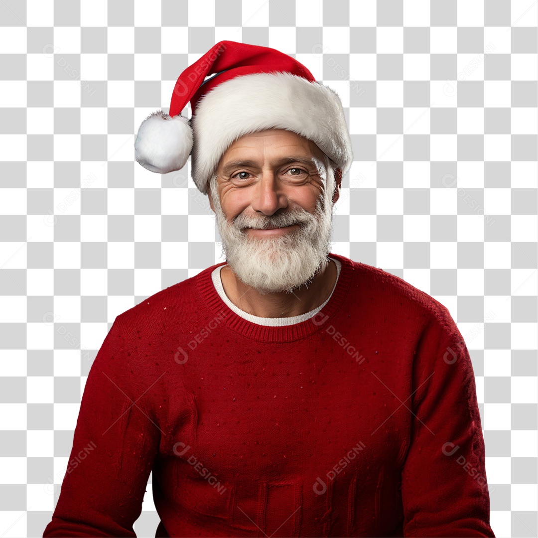 Homem Vestido Para o Natal PNG Transparente