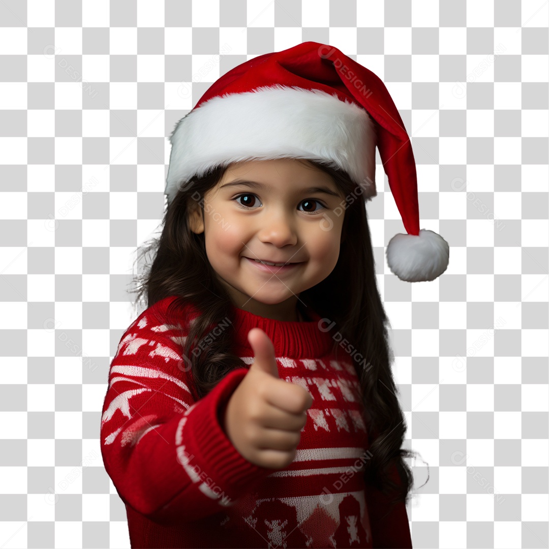 Child Dressed For Christmas Transparent PNG