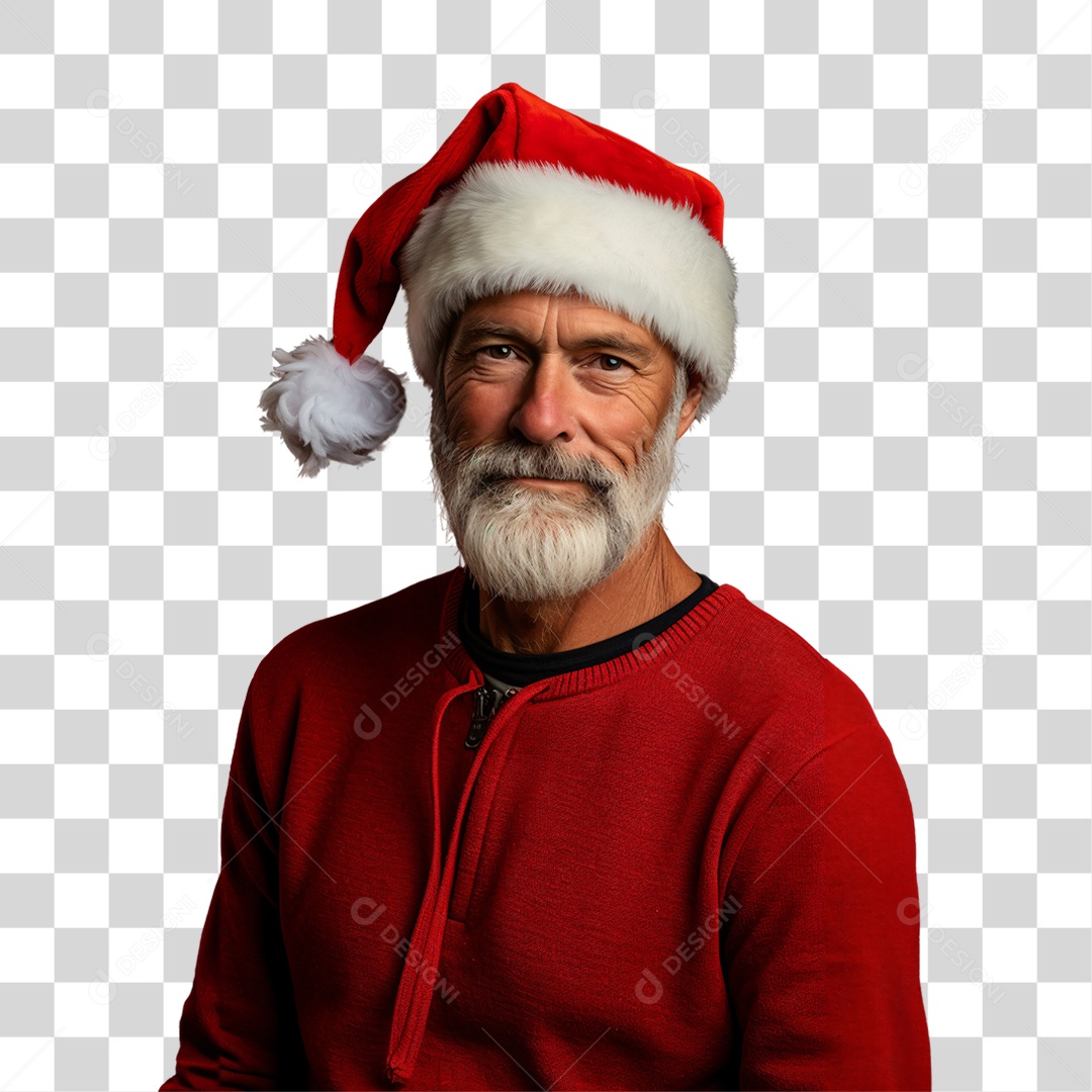 Homem Vestido Para o Natal PNG Transparente