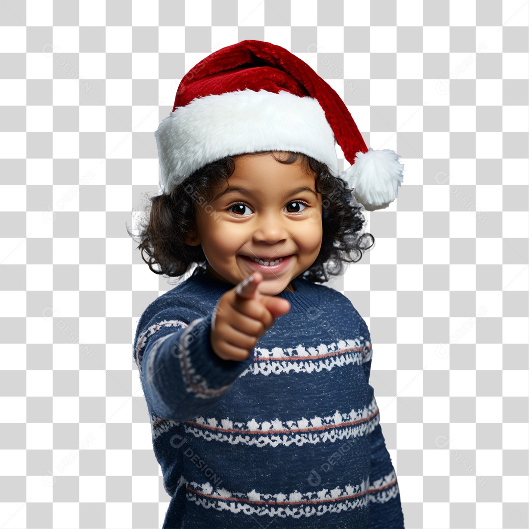 Criança Vestida Para o Natal PNG Transparente