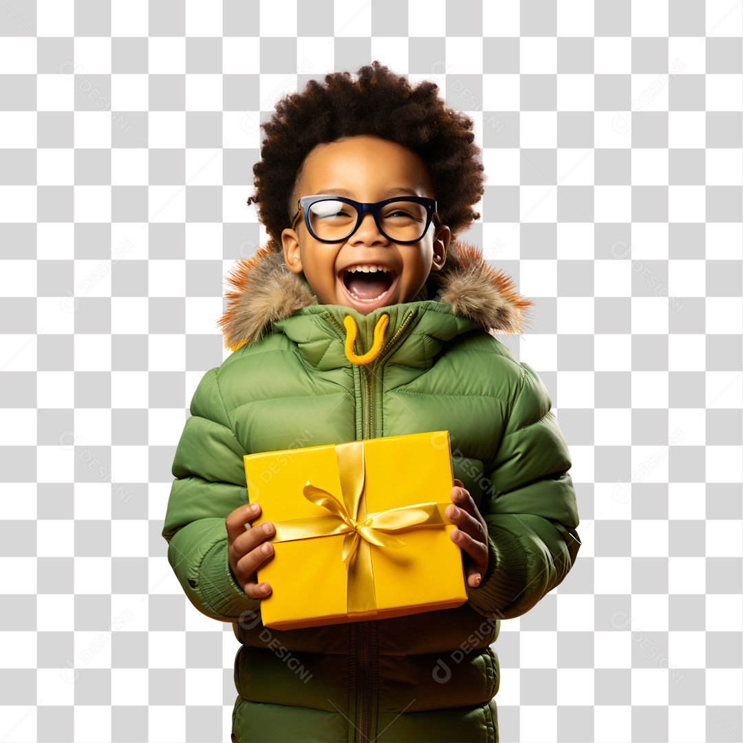 Criança Vestida Para o Natal PNG Transparente