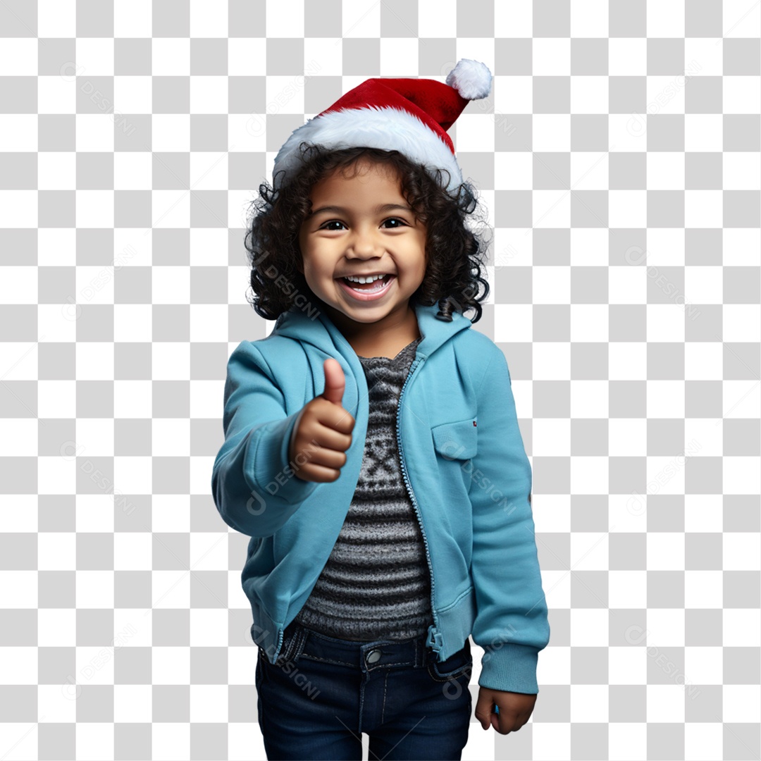 Criança Vestida Para o Natal PNG Transparente