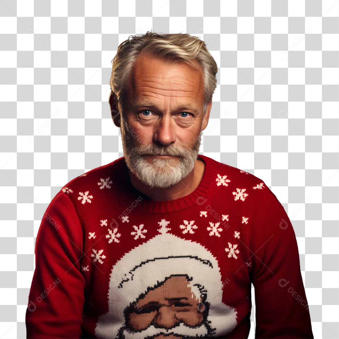 Homem Vestido Para o Natal PNG Transparente