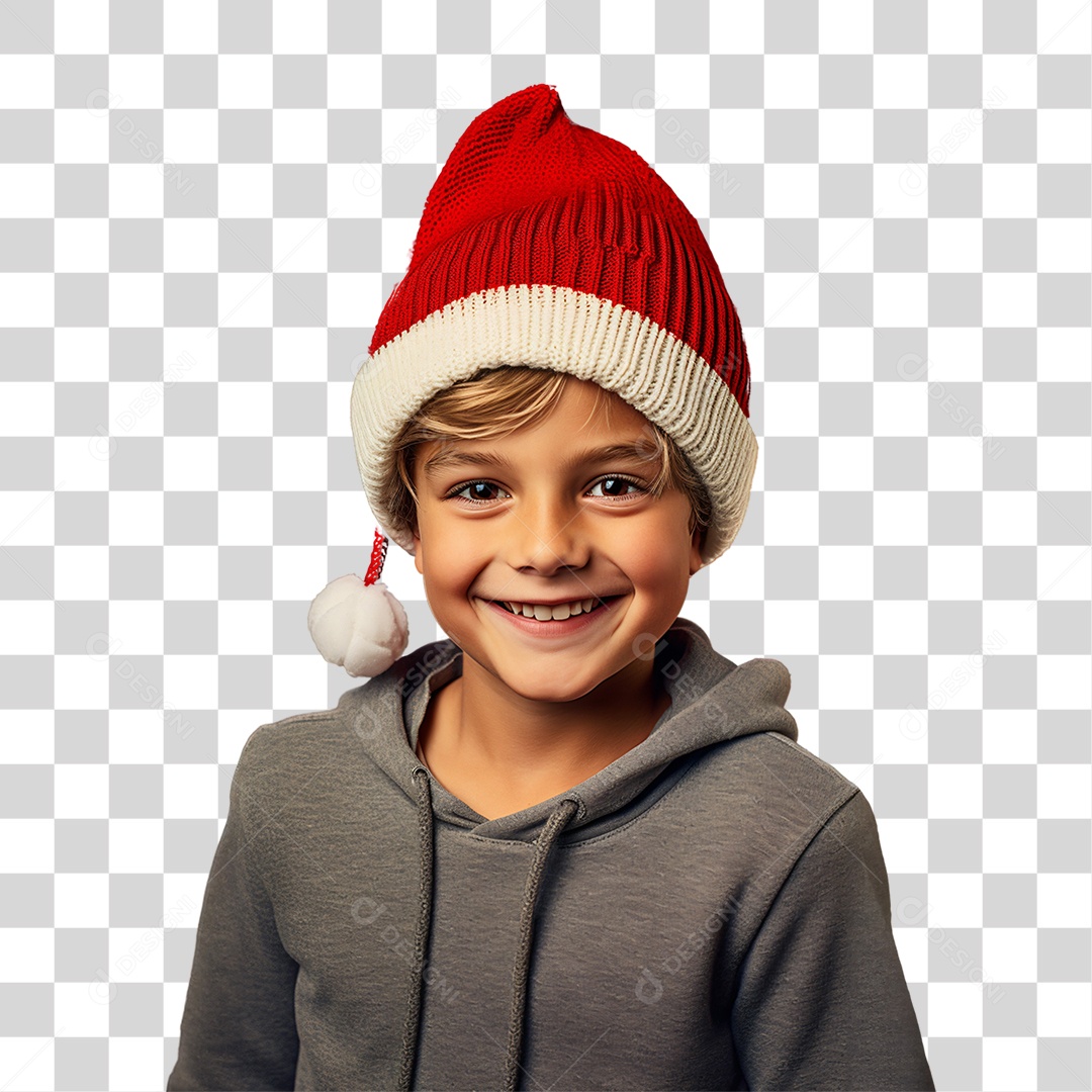 Criança Vestida Para o Natal PNG Transparente