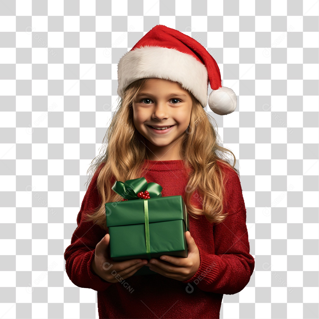 Criança Vestida Para o Natal PNG Transparente