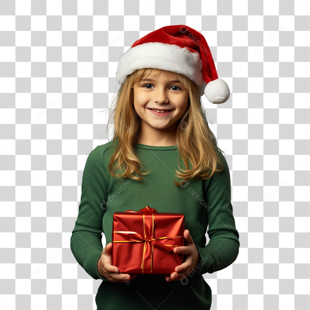 Criança Vestida Para o Natal PNG Transparente