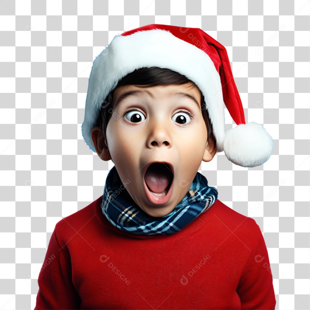 Criança Vestida Para o Natal PNG Transparente