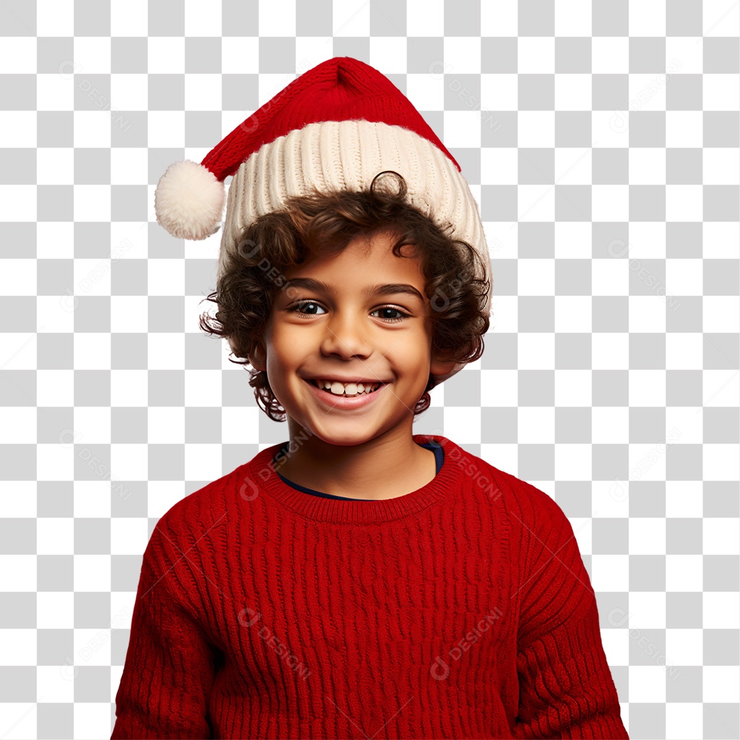 Criança Vestida Para o Natal PNG Transparente