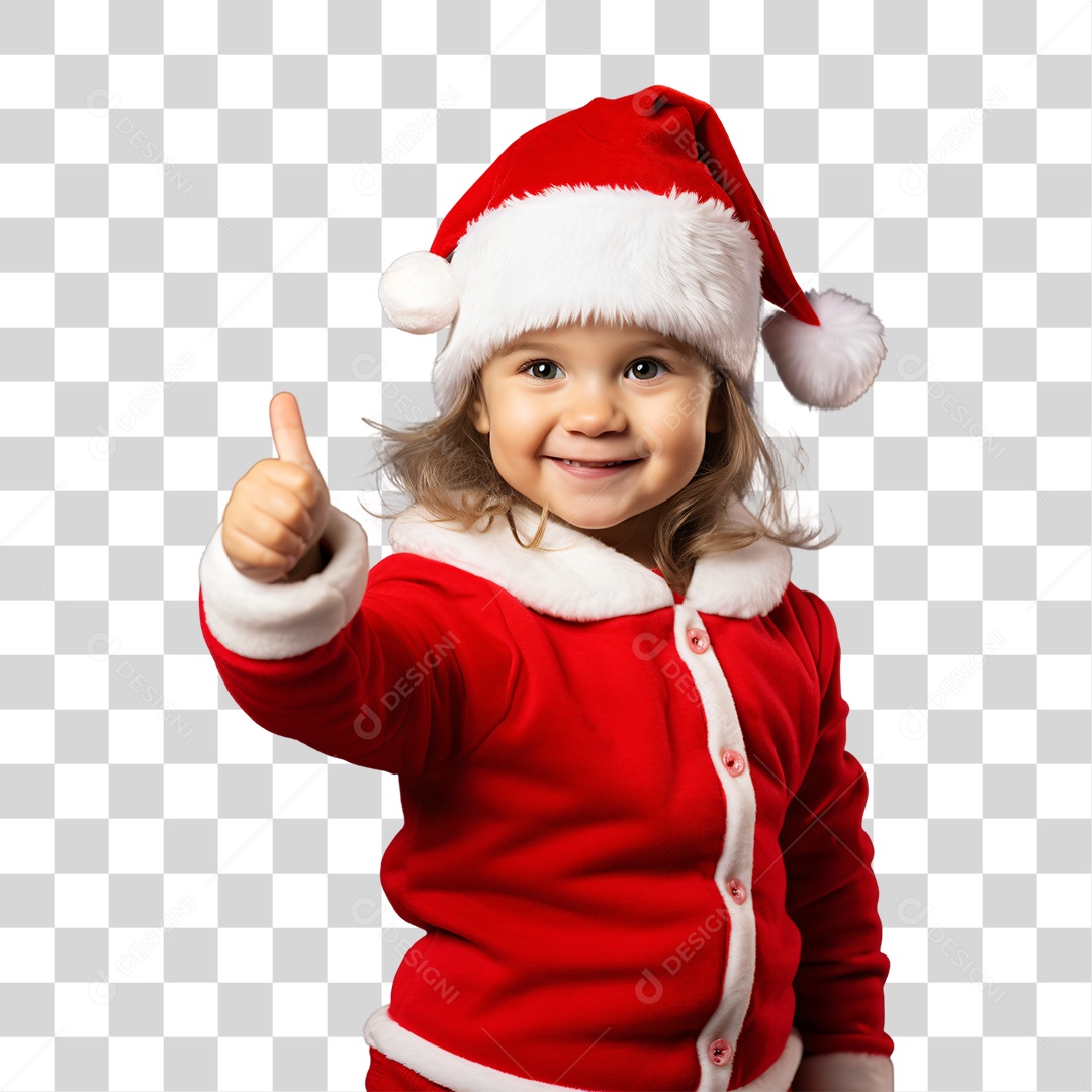 Criança Vestida Para o Natal PNG Transparente