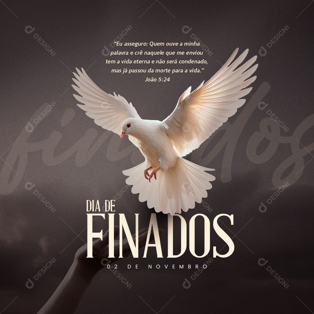 Social Media 02 De Novembro Dia De Finados PSD Editável