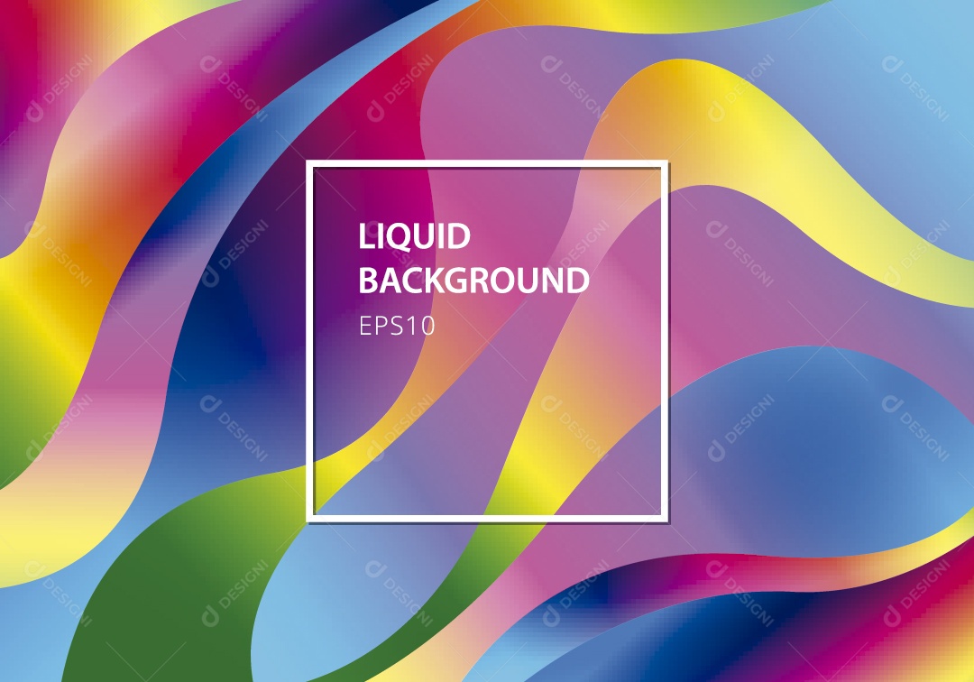 Background Abstrato Fluido Ilustração Vetor EPS