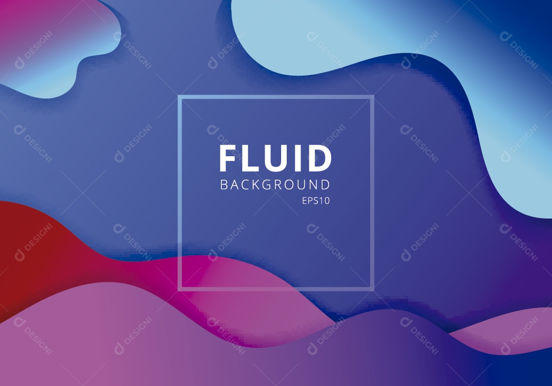 Background Abstrato Fluido Ilustração Vetor EPS