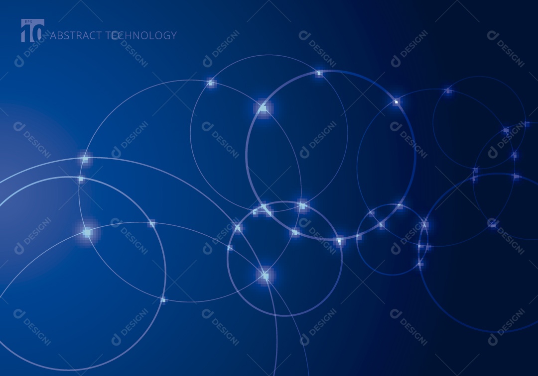 Background Abstrato Tecnológico Ilustração Vetor EPS