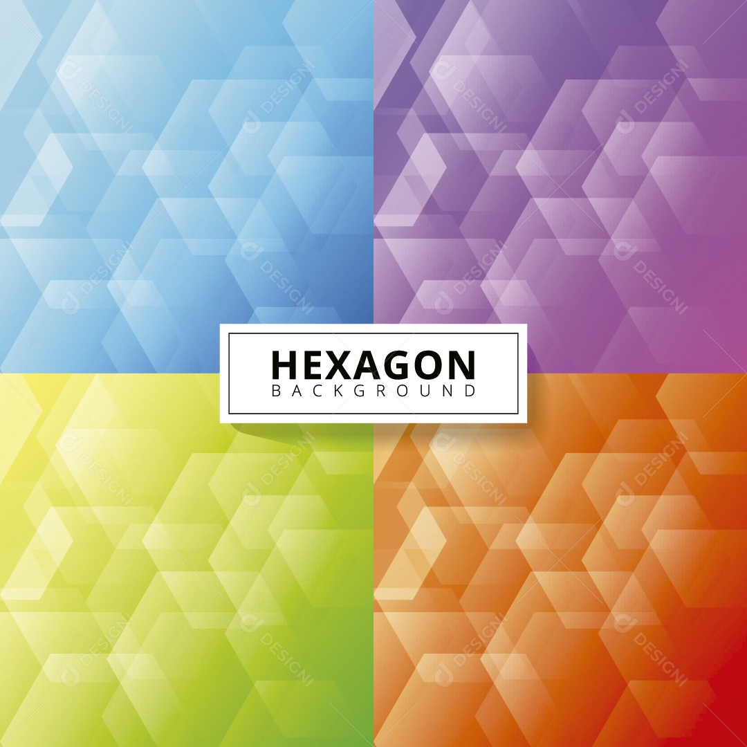 Background Abstrato Hexagonal Ilustração Vetor EPS