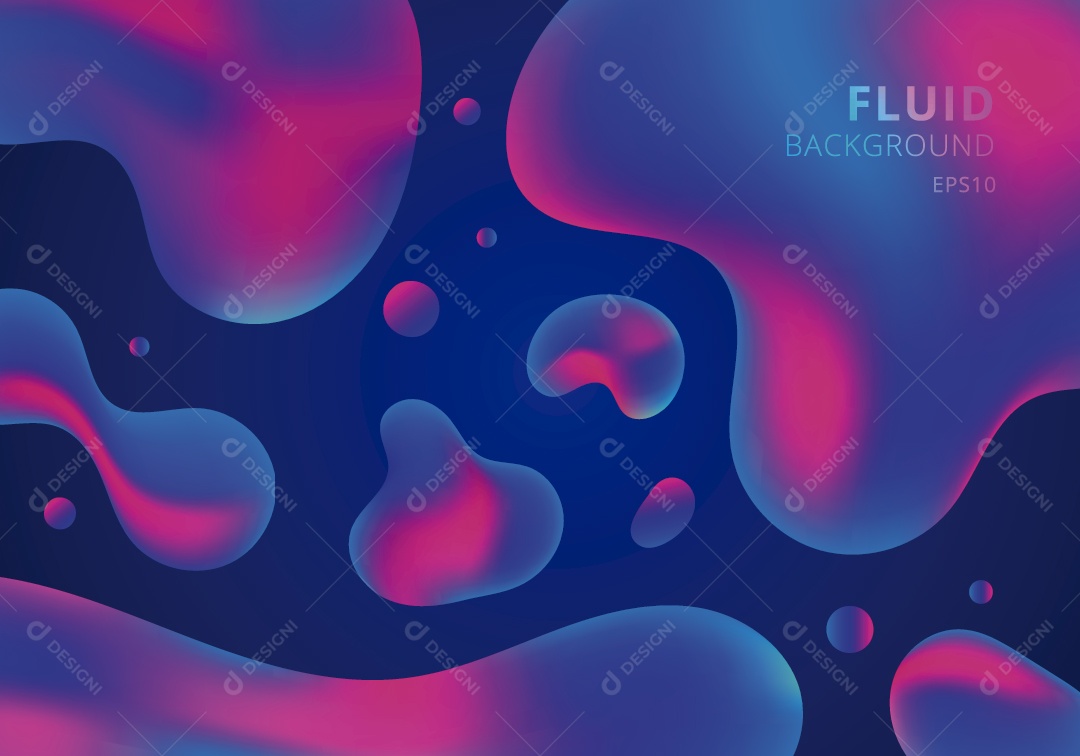 Background Abstrato Fluido Ilustração Vetor EPS